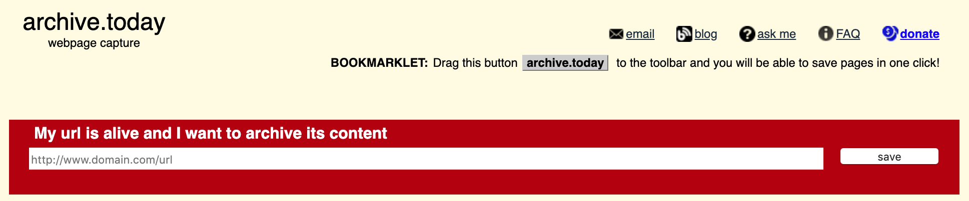 Archive.today screenshot