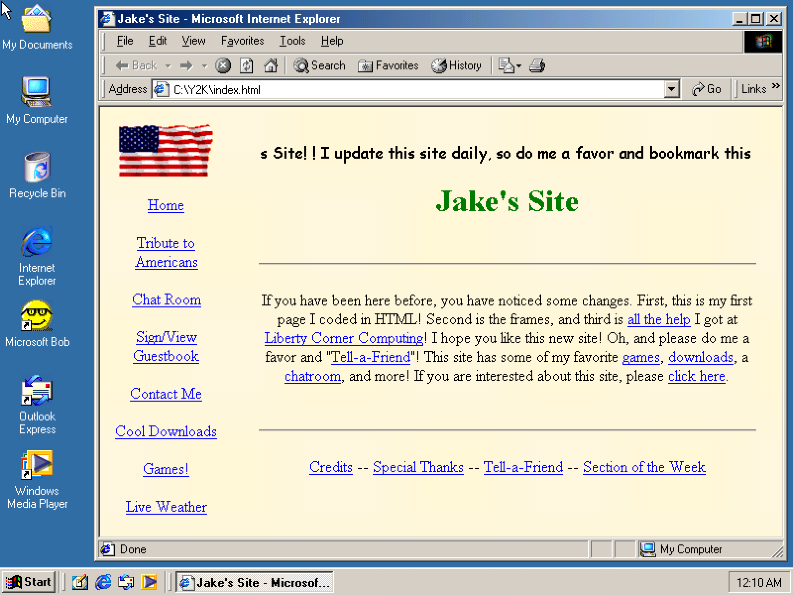 Play in the Y2K Sandbox, at your own risk.